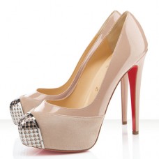 Christian Louboutin Maggie 140mm Lodičky Nude Christian Louboutin Maggie 140mm Lodičky Nude