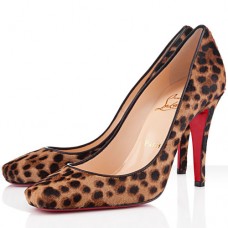 Christian Louboutin Particule 100mm Lodičky s Leopardím vzorem