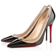 Christian Louboutin Paulina 100mm Lodičky Černé Christian Louboutin Paulina 100mm Lodičky Černé