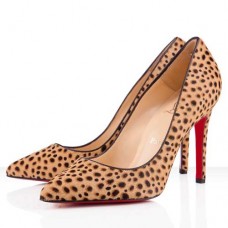 Christian Louboutin Pigalle 100mm Lodičky s Leopardím vzorem
