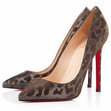 Christian Louboutin Pigalle 120mm Lodičky s Leopardím vzorem
