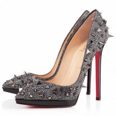 Christian Louboutin Pigalili Plato 140mm Lodičky Šedé