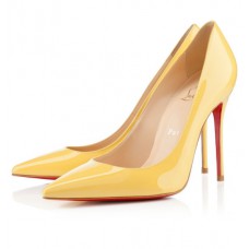 Christian Louboutin Decollete 554 100mm Lodičky Žluté