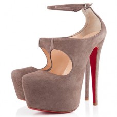Christian Louboutin Maillot 160mm Lodičky Taupe