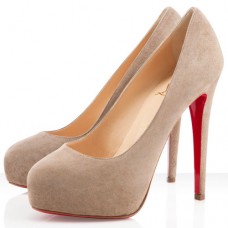 Christian Louboutin Miss Clichy 140mm Lodičky Taupe