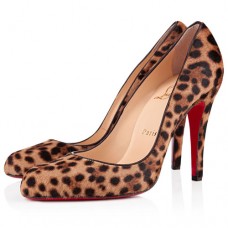 Christian Louboutin Decollete 868 100mm Lodičky s Leopardím vzorem