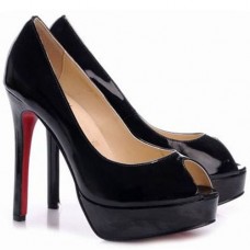 Christian Louboutin Altadama 140mm Lodičky s otevřenou špičkou Černé Christian Louboutin Altadama 140mm Lodičky s otevřenou špičkou Černé