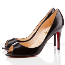 Christian Louboutin You You 80mm Peep Toe Lodičky Černé