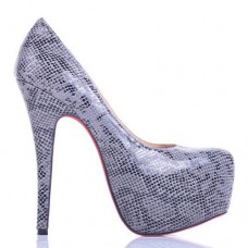 Christian Louboutin Daffodile Lace 160mm Platformové boty Černé
