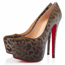 Christian Louboutin Daffodil 160mm Platformové Boty Zlaté