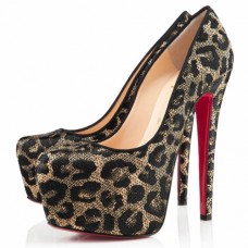 Christian Louboutin Daffodile 160mm Platformové Boty Černé