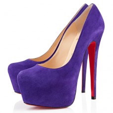Christian Louboutin Daffodile 160mm Platformové Boty Fialové