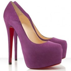 Christian Louboutin Daffodile 160mm Platformové Boty Švestkové