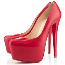 Christian Louboutin Daffodile 160mm Platformové Boty Červené Christian Louboutin Daffodile 160mm Platformové Boty Červené