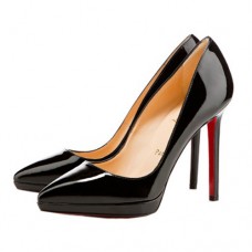 Christian Louboutin Pigalle Plato 120mm Lodičky Černé Christian Louboutin Pigalle Plato 120mm Lodičky Černé