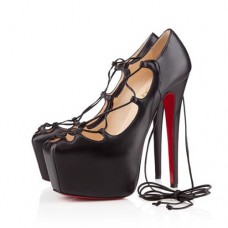 Christian Louboutin Ghildarc 160mm Platformové Boty Černé