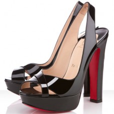 Christian Louboutin Marple Town 140mm slingbacks černé