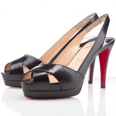 Christian Louboutin Soso 120mm slingbacks černé