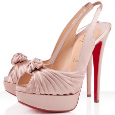 Christian Louboutin Jenny 140mm Speciální příležitosti Nude Christian Louboutin Jenny 140mm Speciální příležitosti Nude