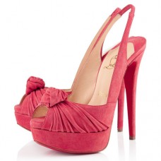 Christian Louboutin Jenny 140mm slingbacks růžové pařížské