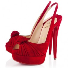 Christian Louboutin Jenny 140mm Zvláštní příležitosti Červená Christian Louboutin Jenny 140mm Zvláštní příležitosti Červená