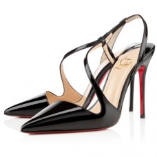 Christian Louboutin June 100mm Slingbacks Černé