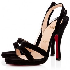 Christian Louboutin Fine Romance 120mm slingbacks černé