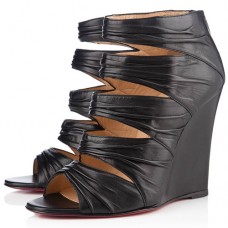 Christian Louboutin Developpa 100mm klínky černé Christian Louboutin Developpa 100mm klínky černé