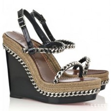 Christian Louboutin Macarena 120mm klínky černé