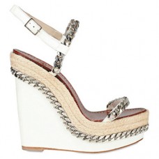 Christian Louboutin Macarena 120mm klínky bílé Christian Louboutin Macarena 120mm klínky bílé