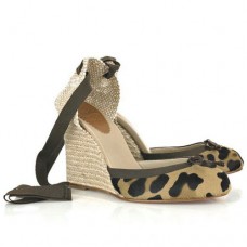 Christian Louboutin Carino 100mm klínky s leopardím vzorem Christian Louboutin Carino 100mm klínky s leopardím vzorem