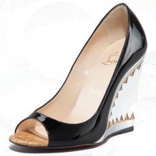 Christian Louboutin Miramar 100mm klínky černé