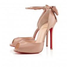 Nahé sandály Christian Louboutin Dos Noeud 120 mm