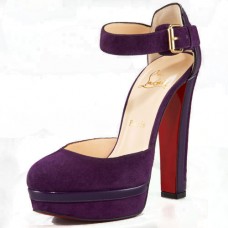 Christian Louboutin Sandály na kotníky 140 mm Červené