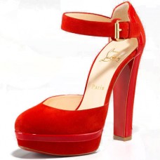 Sandály Christian Louboutin Ankle-Wrap 140mm Fialové Sandály Christian Louboutin Ankle-Wrap 140mm Fialové