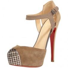 Christian Louboutin Boulima Exclusive D'orsay 120mm Sandály Taupe