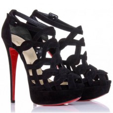 Sandály Christian Louboutin Larissa Plato 140mm černé