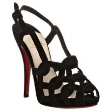 Sandály Christian Louboutin Larissandale 120mm černé Sandály Christian Louboutin Larissandale 120mm černé