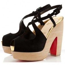 Sandály Christian Louboutin Martel 140mm černé Sandály Christian Louboutin Martel 140mm černé