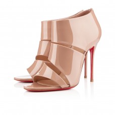 Sandály Christian Louboutin Cachottiere 100mm - tělové barvy Sandály Christian Louboutin Cachottiere 100mm - tělové barvy