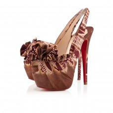 Christian Louboutin High Boubou 160mm Platformy Fauve Christian Louboutin High Boubou 160mm Platformy Fauve