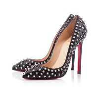 Christian Louboutin Pigalle Spikes 120mm Lodičky Černé