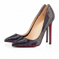 Christian Louboutin Pigalle 120mm Lodičky Modré Khol