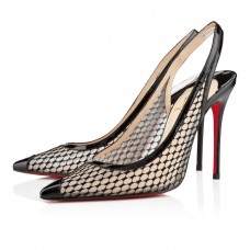Sandály Christian Louboutin Nu et Nu 100mm černé Sandály Christian Louboutin Nu et Nu 100mm černé