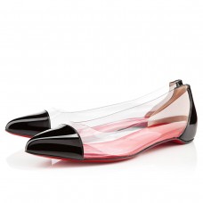 Christian Louboutin Corbeau Ploché Sandály Černé Christian Louboutin Corbeau Ploché Sandály Černé