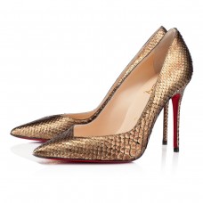 Christian Louboutin Completa 100mm Lodičky Zlaté Christian Louboutin Completa 100mm Lodičky Zlaté