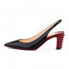 Christian Louboutin Lemer 40mm slingbacks černé