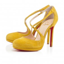 Christian Louboutin Vagalami 120mm Lodičky Žluté