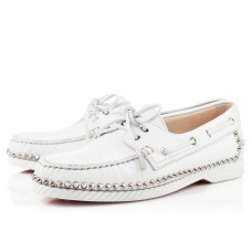 Christian Louboutin Steckel Mokasíny Bílé Christian Louboutin Steckel Mokasíny Bílé