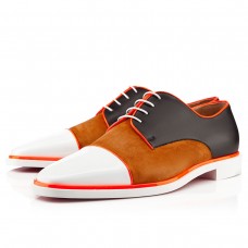 Mokasíny Christian Louboutin Bruno Orlato bílé/fialové